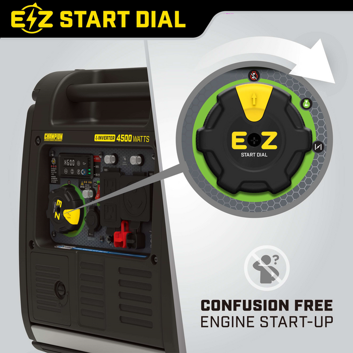 Champion 201184 3500W/4500W Inverter Generator Gas RV and Parallel Ready CO Shield Remote Start New - Lifestyle View
