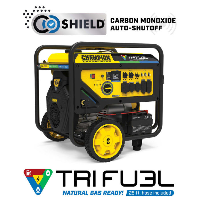 Champion 201241 13500 Watt TRI FUEL w/Electric Start