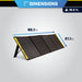 Champion 201247 Solar Panel 200W Foldable Monocrystalline Cells New - Features