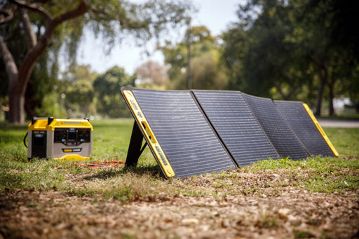 Champion 201247 Solar Panel 200W Foldable Monocrystalline Cells New - Side View
