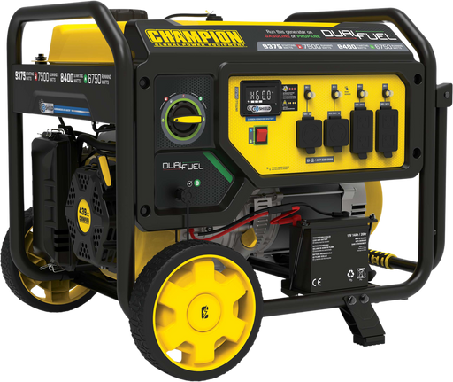 Champion 201281 7500W/9375W Generator Dual Fuel Gas Propane CO Shield Electric Start New