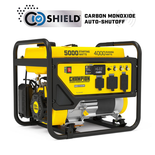 Champion 4000W Portable Generator with CO Shield® - 5000 Starting Watts - 201282