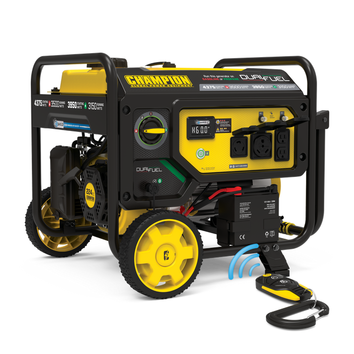 Champion 201297 3500 Watt DUAL FUEL w/REMOTE Electric Start