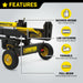 Champion 201312 27-Ton Log Splitter Horizontal/Vertical Full Beam Gas with Auto Return New - Close-Up
