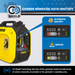 Champion 201317 1850W/2500W Generator Gas Inverter New - Close-Up