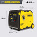 Champion 201318 3500W/4500W Generator Gas Inverter Low THD CO Shield New - Installation View