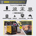 Champion 2001319 3500W/4500W Generator Dual Fuel Inverter Electric Start with CO Shield New - Dimensions