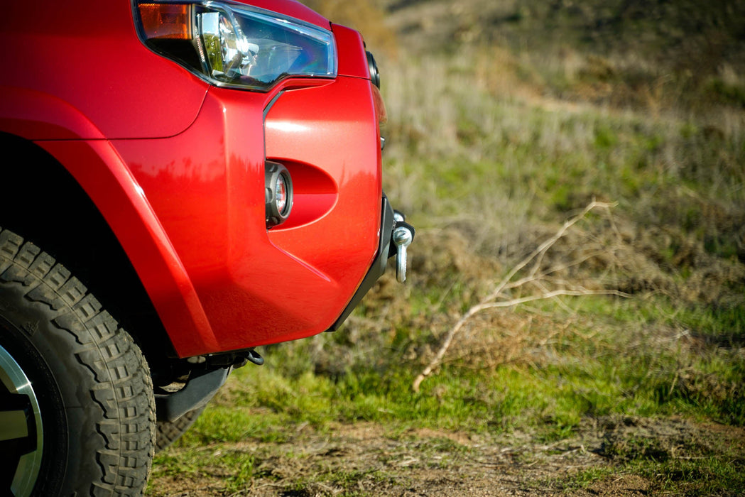 DV8 Offroad 2014-2024 Toyota 4Runner Centric Series Winch Front Bumper – installed on vehicle, image 11 of 16
