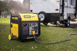 Champion 201407 9000W/11000W Generator Gas Inverter 50 Amp Low THD CO Shield Remote Start New - Side View