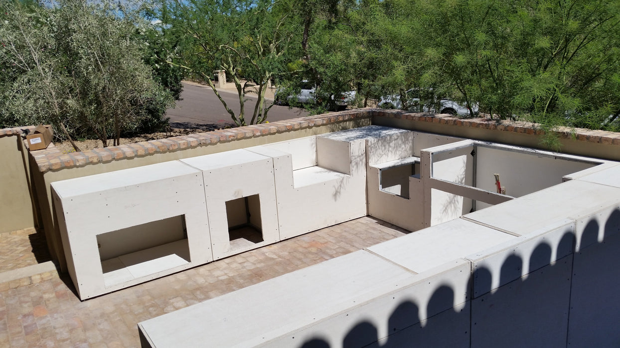 Chicago Brick Oven - Naperville DIY Kitchen - 28' U-Shaped Outdoor Kitchen