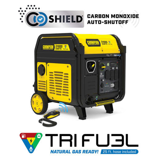 Champion 201423 11000 Watt TRI FUEL Inverter w/Electric Start
