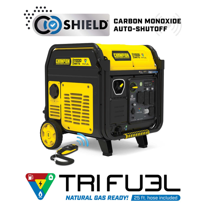 Champion 201586 10,000 Watt TRI FUEL w/EFI Engine