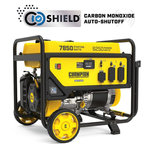 Champion 6250W Portable Generator with CO Shield® - 7850 Starting Watts - 201492