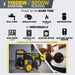 Champion 201494 9200W/11500W Generator 50 Amp Gas Electric Start CO Shield New - Dimensions