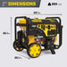 Champion 201494 9200W/11500W Generator 50 Amp Gas Electric Start CO Shield New - Installation View