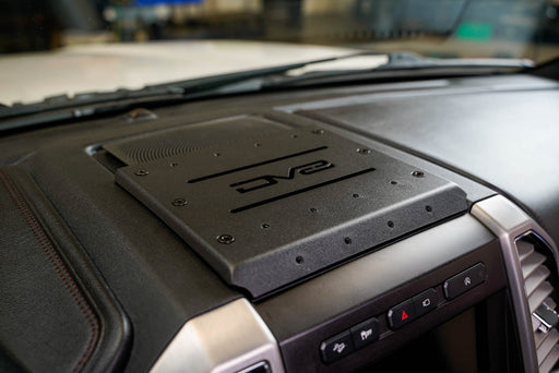 DV8 Offroad 2015-2021 Ford F-150 & F-250/350 Digital Device Dash Mount – installed on vehicle, image 2 of 12