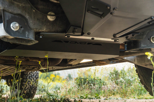 DV8 Offroad 2015-2020 Ford F-150 & Raptor Front Differential Skid Plate – installed on vehicle, image 2 of 13