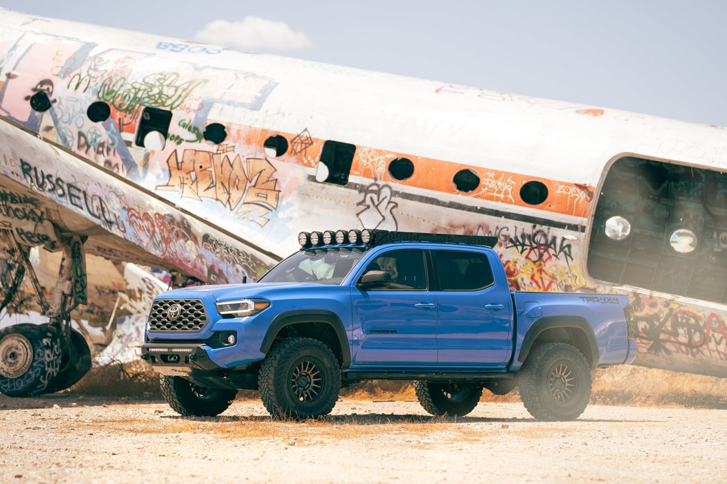 Rago Fabrication 2016-2023 Toyota Tacoma Center Mount Winch Front Bumper – on the trail, image 5 of 12