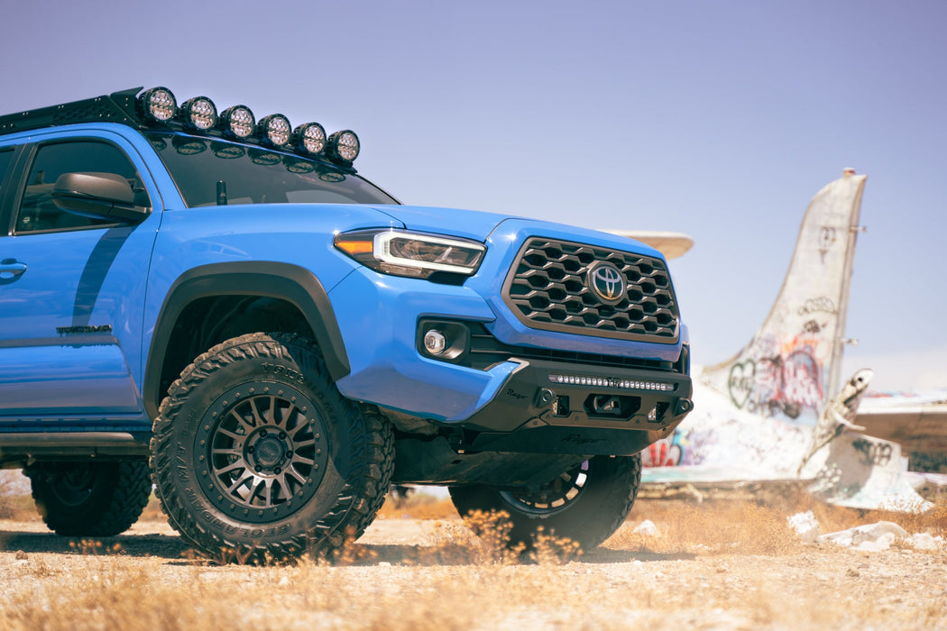 Rago Fabrication 2016-2023 Toyota Tacoma Center Mount Winch Front Bumper – on the trail, image 3 of 12