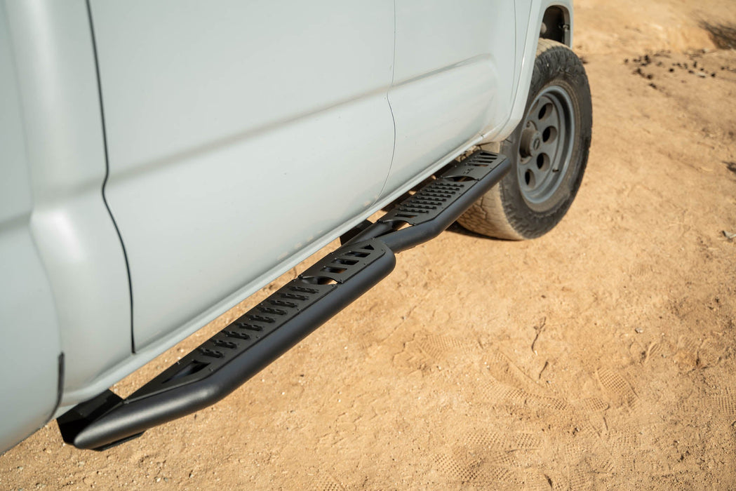DV8 Offroad 2016-2023 Toyota Tacoma Crew Cab OE Plus Side Steps – on the trail, image 4 of 12