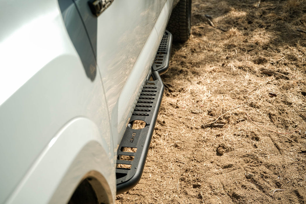 DV8 Offroad 2016-2023 Toyota Tacoma Crew Cab OE Plus Side Steps – on the trail, image 3 of 12