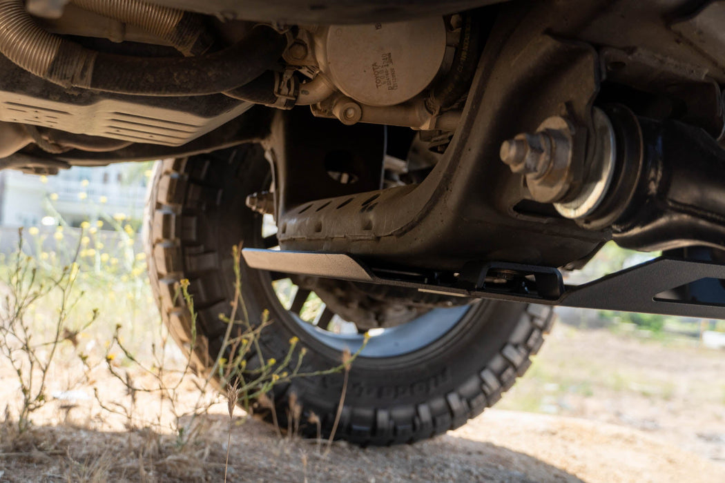 DV8 Offroad 2016-2023 Toyota Tacoma Front Skid Plate – installed on vehicle, image 6 of 10