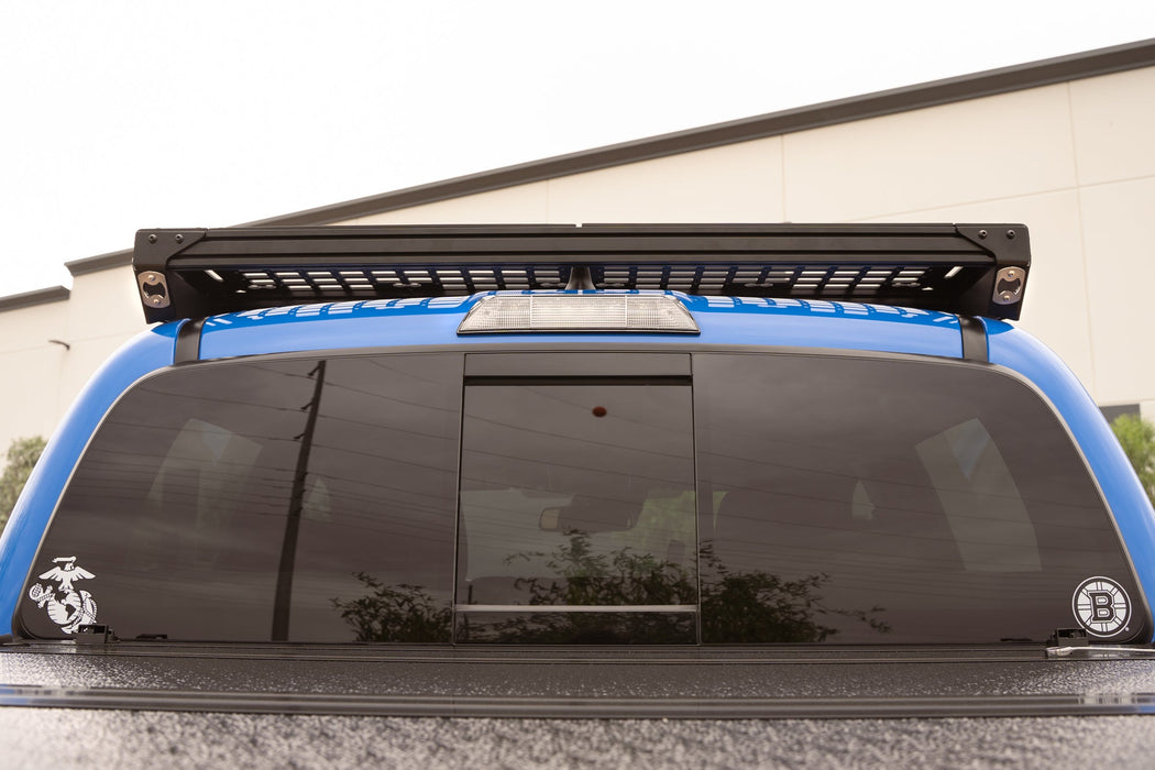 Rago Fabrication 2016-2023 Toyota Tacoma Roof Rack With Light Pocket – installed on vehicle, image 5 of 16