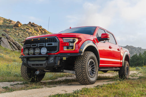 DV8 Offroad 2017-2020 Ford F-150 Raptor Tube Front Bumper – installed on vehicle, image 2 of 20