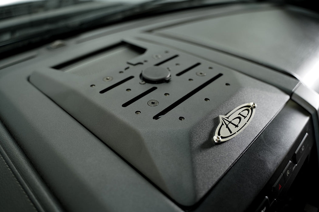 Addictive Desert Designs 2015-2020 Ford F-150, Raptor, and Super Duty Digital Device Dash Mount – product view, image 6 of 8