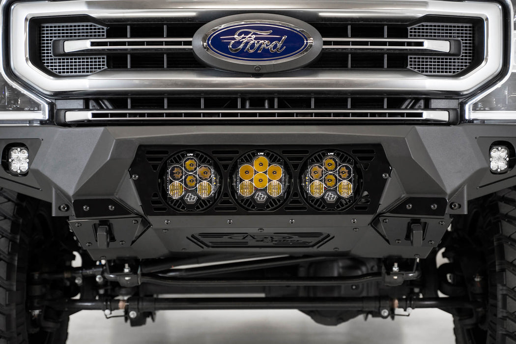 Addictive Desert Designs 2017-2022 Ford Super Duty Bomber Front Bumper (Baja Designs) – image 8 of 10
