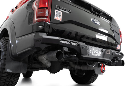 Addictive Desert Designs 2017-2020 Ford F-150 Raptor Phantom Rear Bumper – installed on vehicle, image 1 of 14