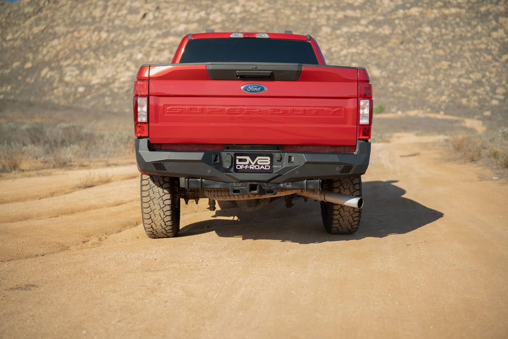 DV8 Offroad 2017-2026 Ford Super Duty Spec Series Rear Bumper – installed on vehicle, image 7 of 17