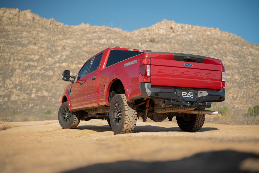DV8 Offroad 2017-2026 Ford Super Duty Spec Series Rear Bumper – installed on vehicle, image 8 of 17