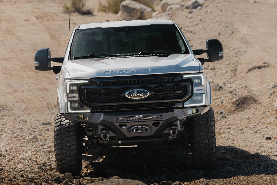 DV8 Offroad 2017-2022 Ford F-250/350 Spec Series Front Bumper – on the trail, image 5 of 12