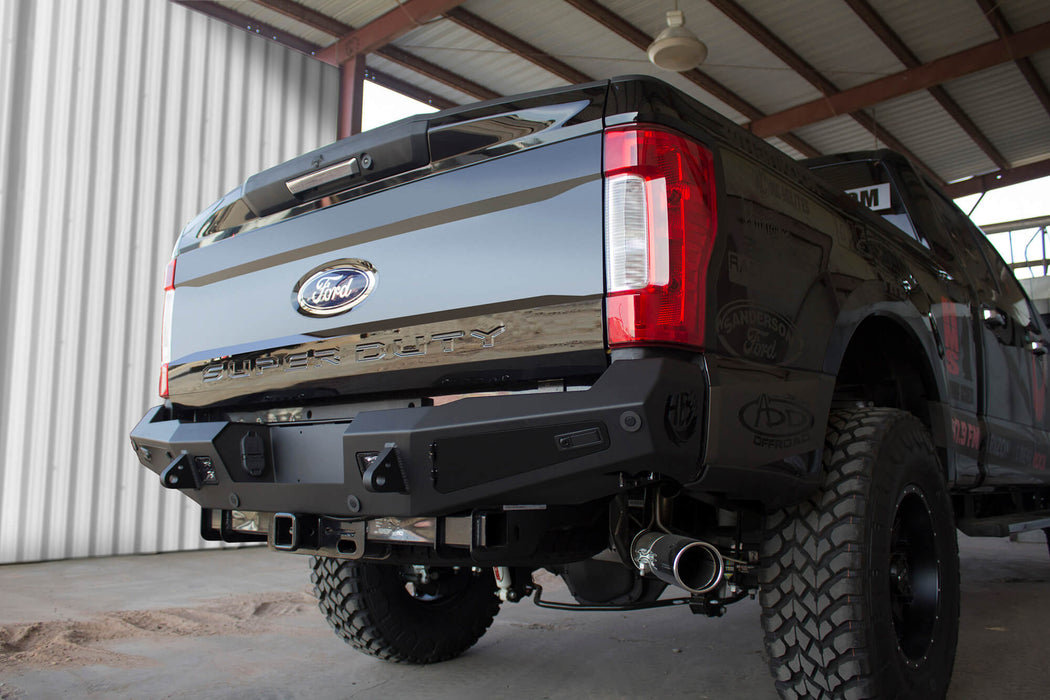 Addictive Desert Designs 2017-2022 Ford Super Duty HoneyBadger Rear Bumper – image 4 of 4