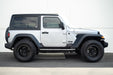 DV8 Offroad 2018-2026 Jeep Wrangler JL 2-Door Rock Skins – installed on vehicle, image 7 of 15