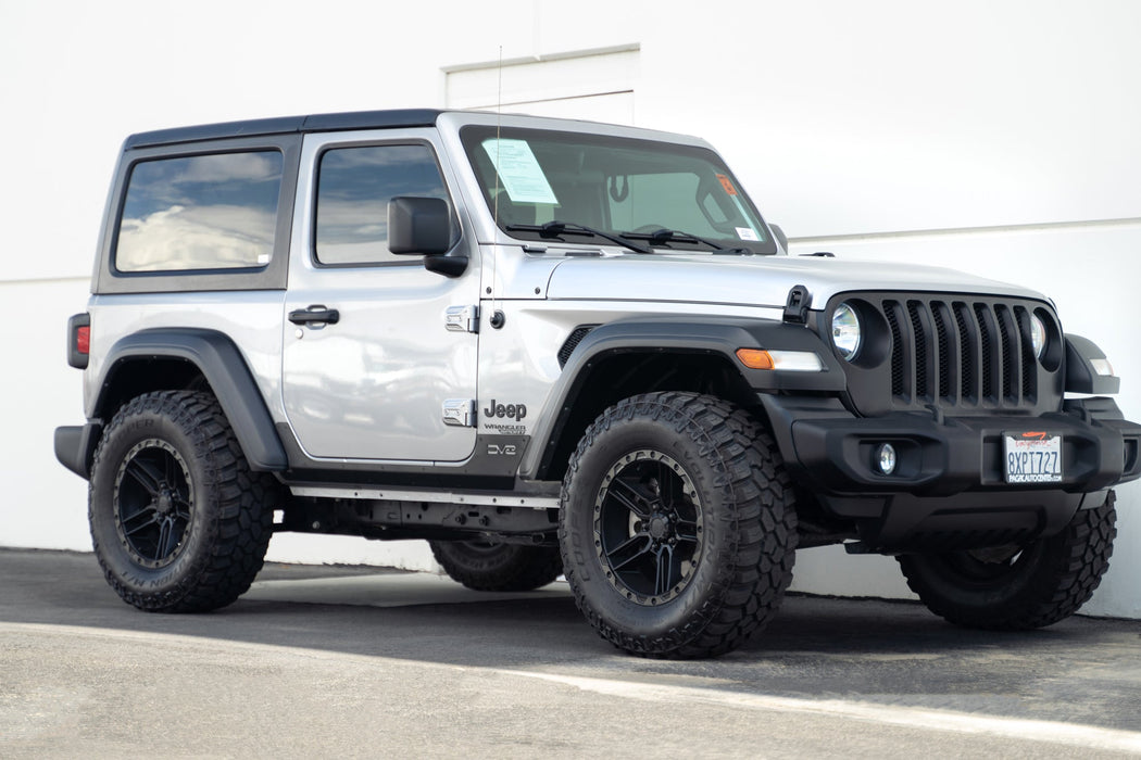 DV8 Offroad 2018-2026 Jeep Wrangler JL 2-Door Rock Skins – installed on vehicle, image 3 of 15