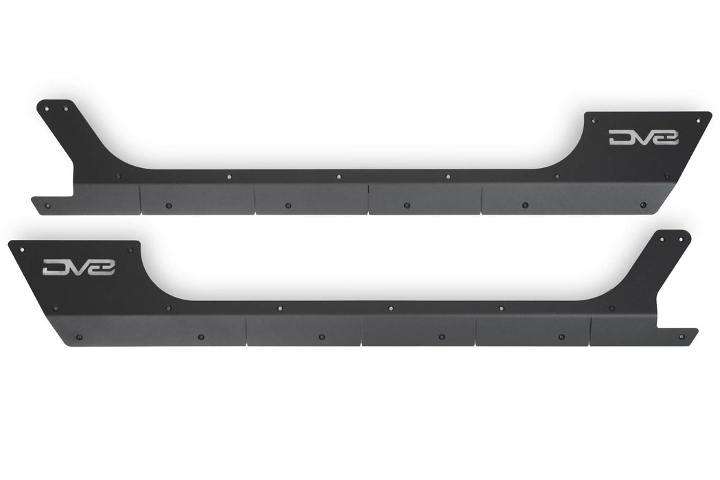 DV8 Offroad 2018-2026 Jeep Wrangler JL 2-Door Rock Skins – product view, image 1 of 15
