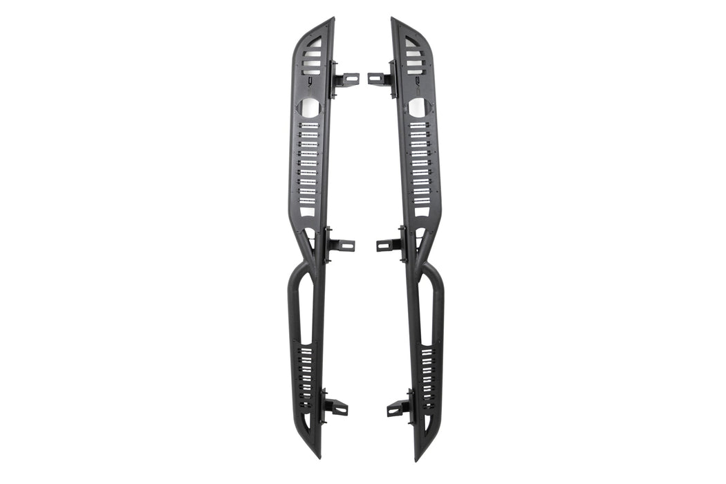 DV8 Offroad 2018-2026 Jeep Wrangler JL OE Plus 4-Door Side Steps – product view, image 1 of 18