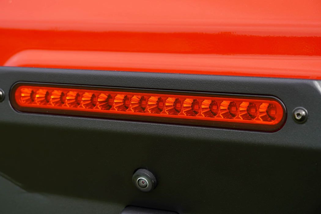 DV8 Offroad 2018-2026 Jeep Wrangler JL Spare Tire Delete – installed on vehicle, image 9 of 12