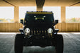 DV8 Offroad 2018-2026 Jeep Wrangler JL & Gladiator JT A-Pillar Dual Light Pod Mounts – installed on vehicle, image 4 of 14