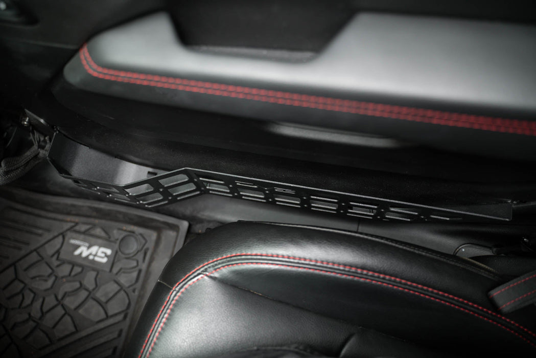 DV8 Offroad 2018-2026 Jeep Wrangler JL & Gladiator JT Front Door Pocket Molle Panels – installed on vehicle, image 4 of 12
