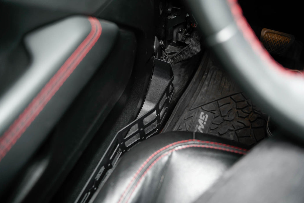 DV8 Offroad 2018-2026 Jeep Wrangler JL & Gladiator JT Front Door Pocket Molle Panels – installed on vehicle, image 5 of 12