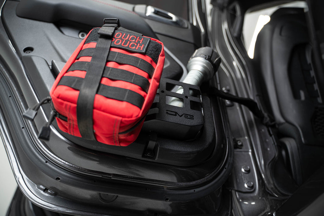 DV8 Offroad 2018-2026 Jeep Wrangler JL & Gladiator JT Rear Door Pocket Molle Panels – installed on vehicle, image 4 of 12