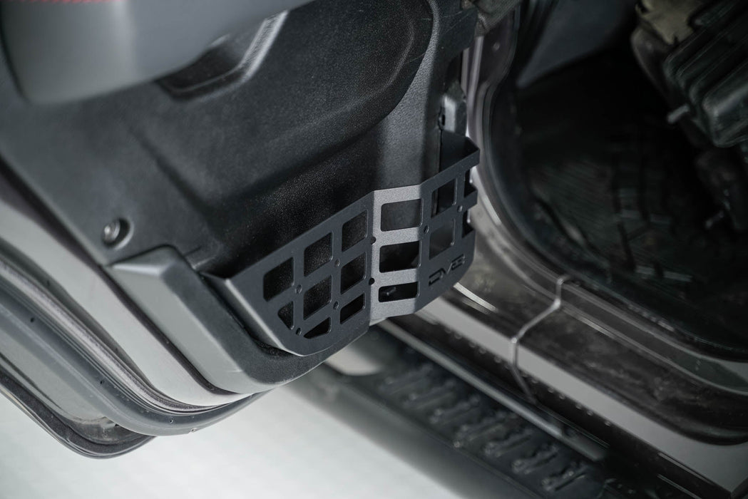 DV8 Offroad 2018-2026 Jeep Wrangler JL & Gladiator JT Rear Door Pocket Molle Panels – installed on vehicle, image 6 of 12
