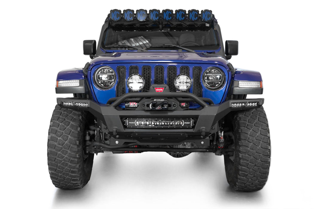 Addictive Desert Designs 2018-2026 Jeep JL/JT Phantom Winch Front Bumper – installed on vehicle, image 2 of 14