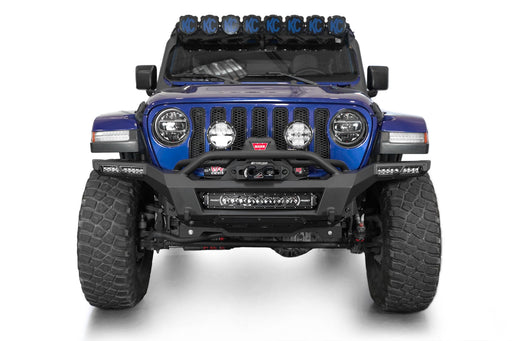 Addictive Desert Designs 2018-2026 Jeep JL/JT Phantom Winch Front Bumper – installed on vehicle, image 2 of 14