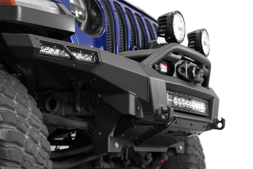 Addictive Desert Designs 2018-2026 Jeep JL/JT Phantom Winch Front Bumper – installed on vehicle, image 12 of 14