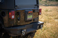 DV8 Offroad 2007-2018 Jeep Wrangler JK Spare Tire Delete – installed on vehicle, image 2 of 12