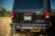 DV8 Offroad 2007-2018 Jeep Wrangler JK Spare Tire Delete – installed on vehicle, image 4 of 12